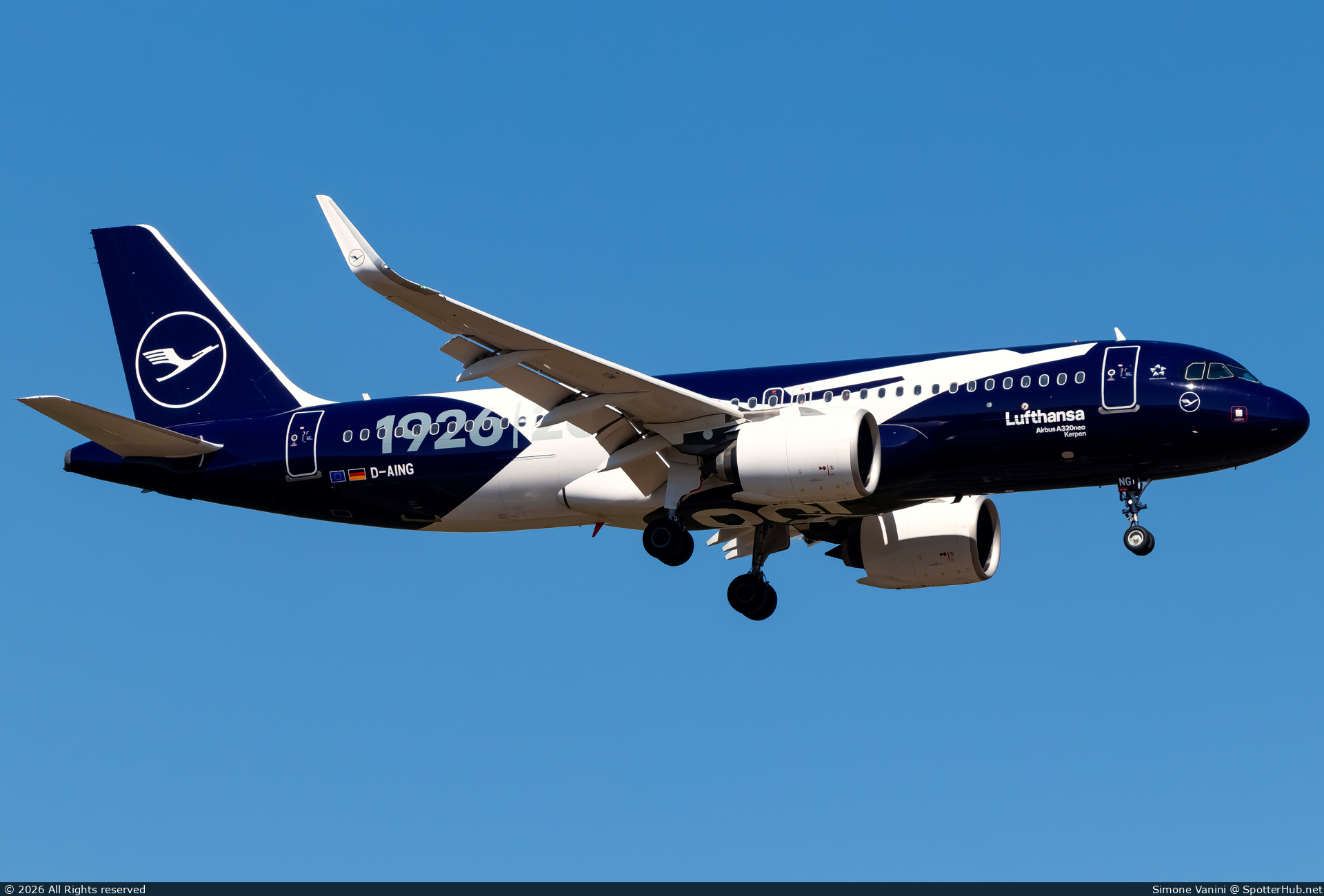 Photo of D-AING - Airbus A320-271N operated by Lufthansa