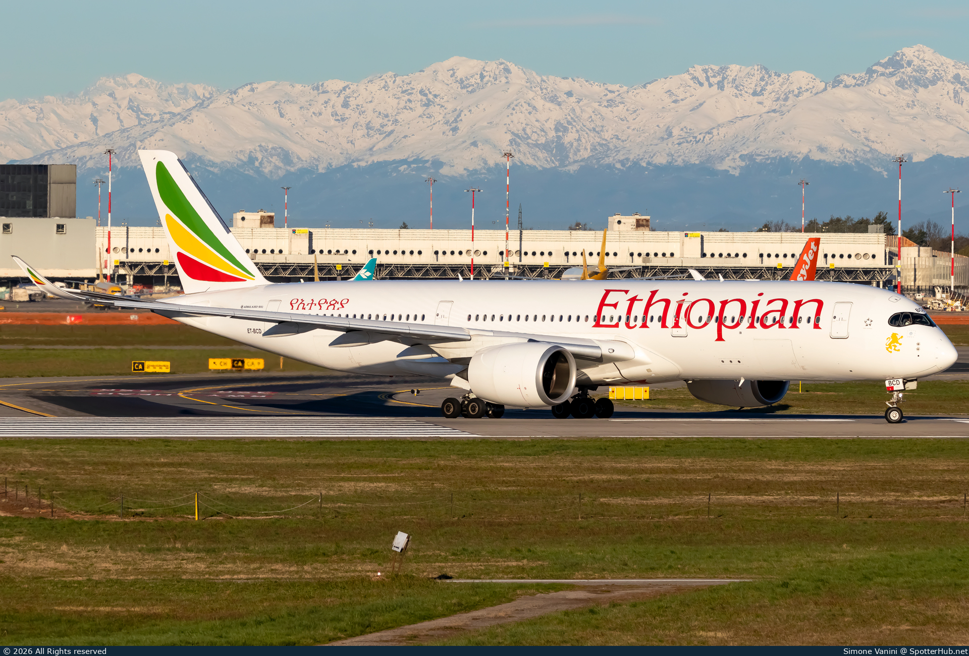 Photo of ET-BCD - Airbus A350-941 operated by Ethiopian Airlines