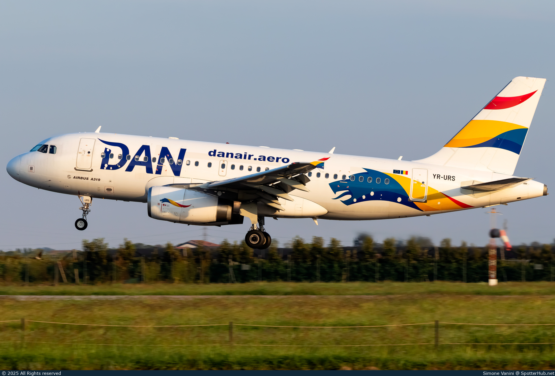Photo of YR-URS - Airbus A319-132 operated by Dan Air