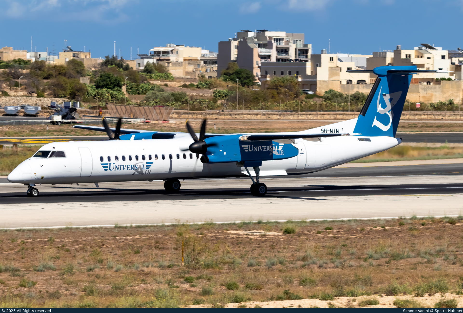 Photo of 9H-MIM - Bombardier DHC-8-402 Dash 8 Q400 operated by Universal Air