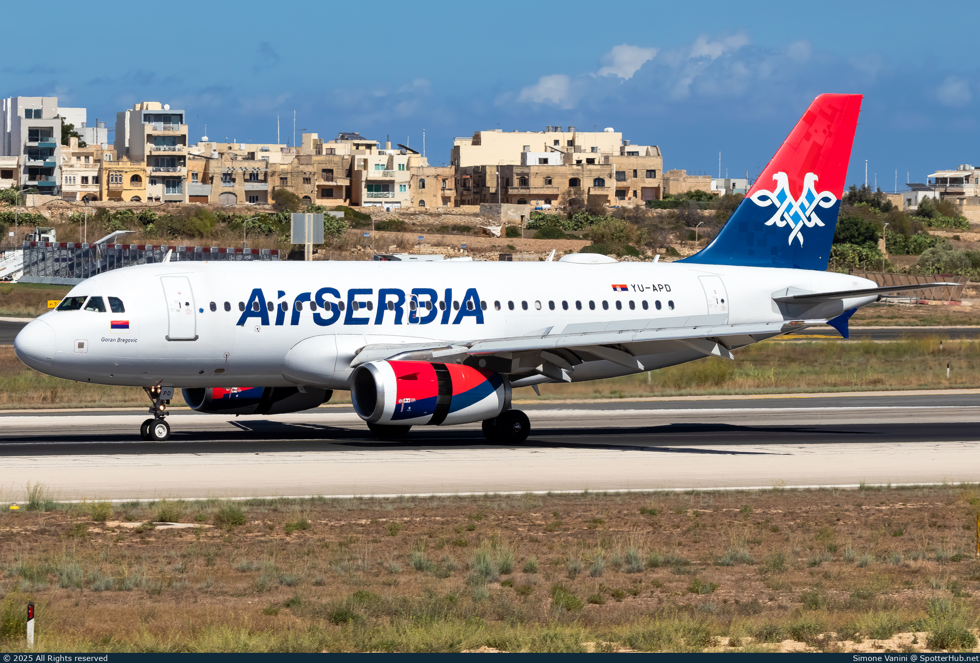 Photo of YU-APD - Airbus A319-132 operated by Air Serbia