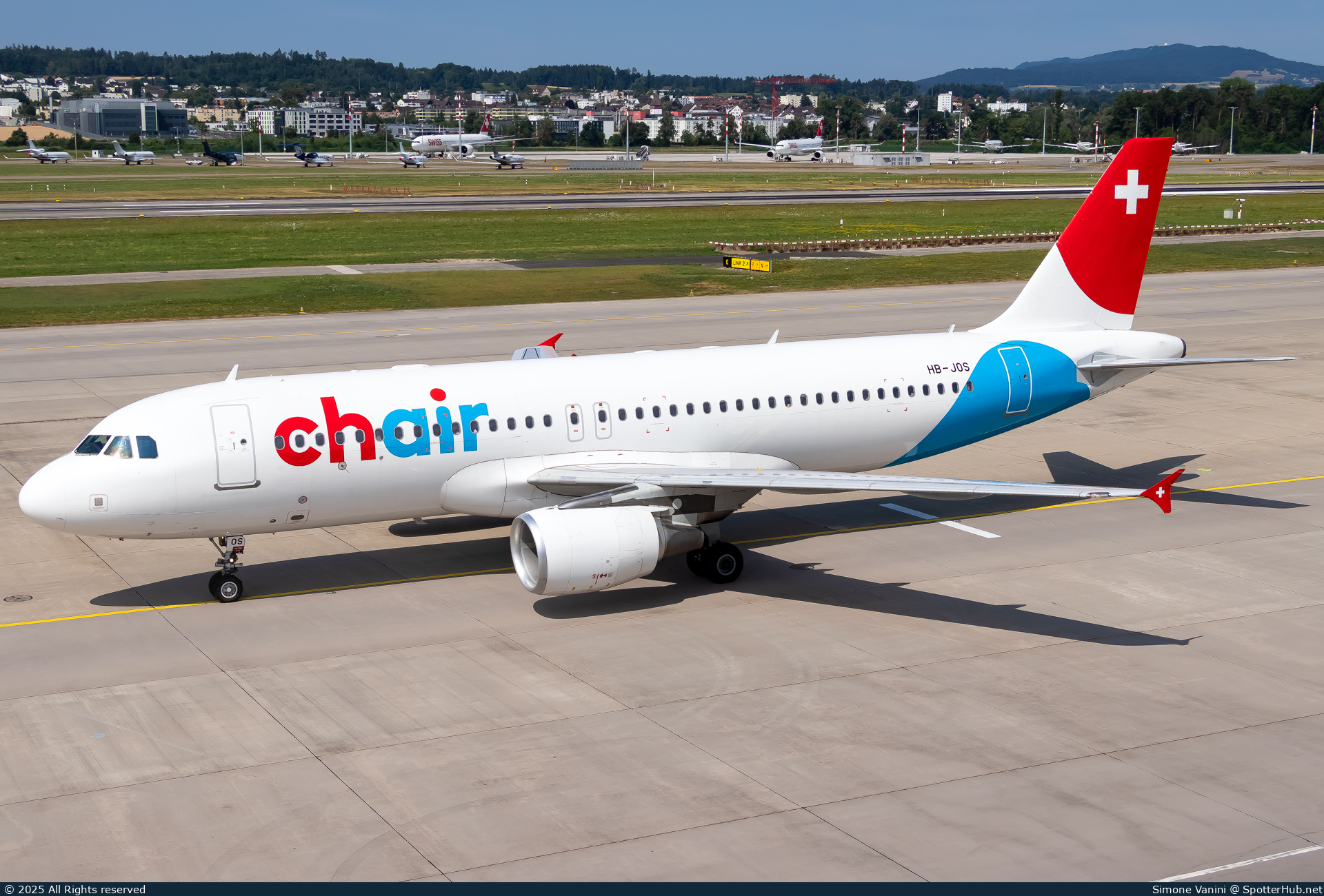 Photo of HB-JOS - Airbus A320-214 operated by Chair Airlines