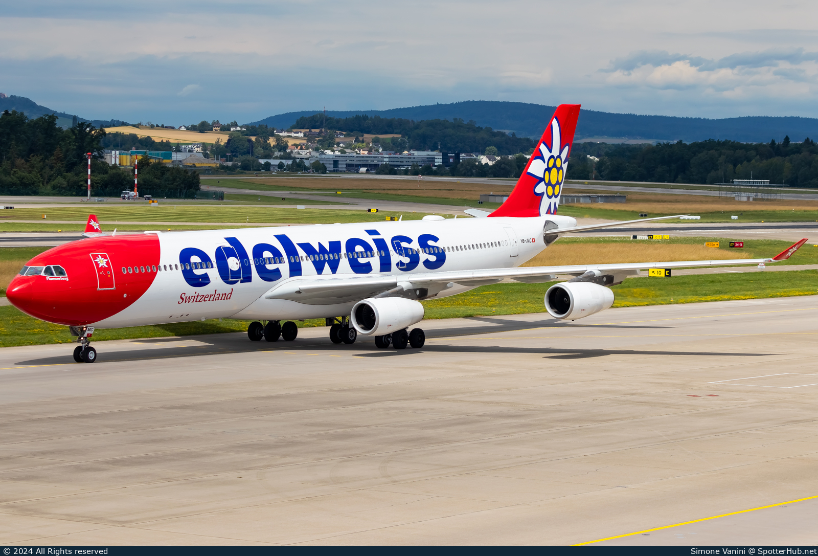 Photo of HB-JMC - Airbus A340-313 operated by Edelweiss Air