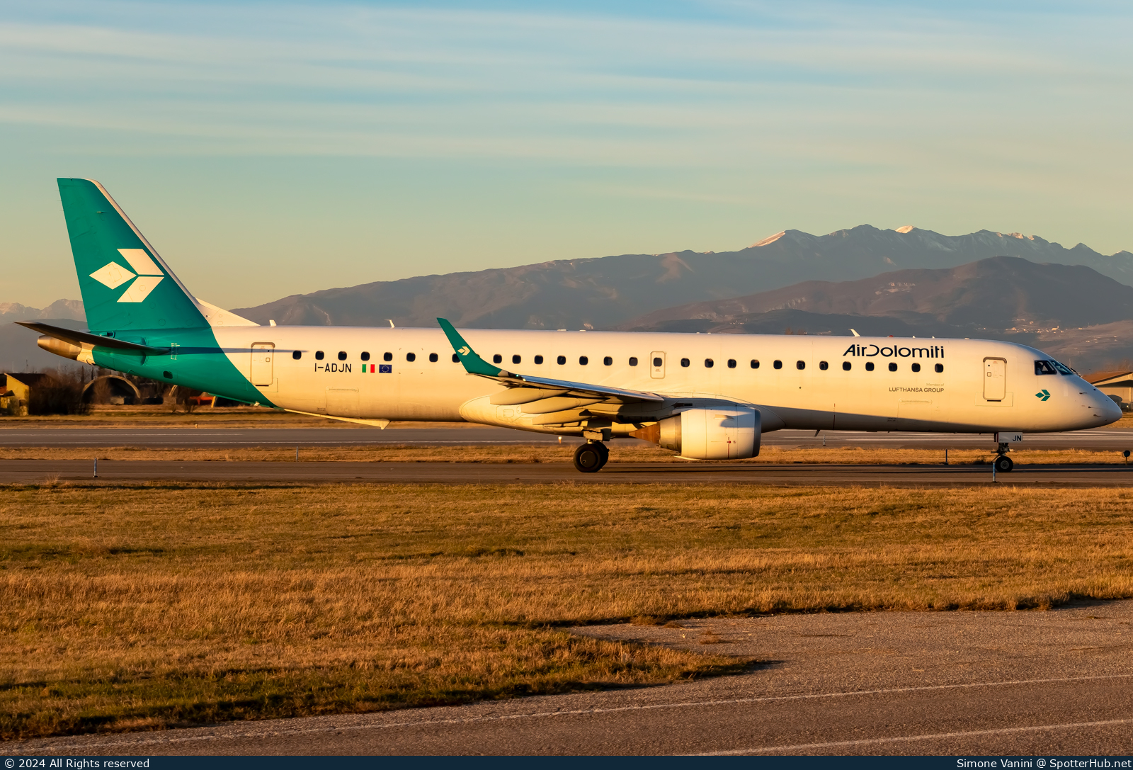 Photo of I-ADJN - Embraer ERJ-195LR operated by Air Dolomiti