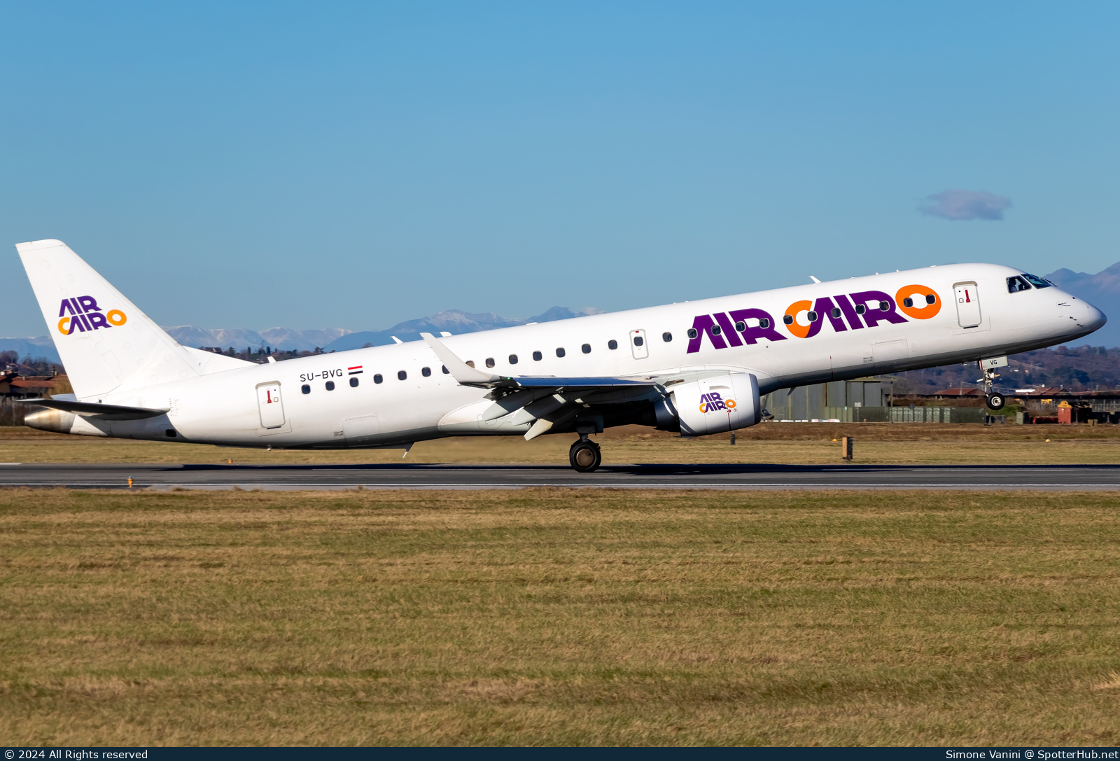 Photo of SU-BVG - Embraer ERJ-190LR operated by Air Cairo
