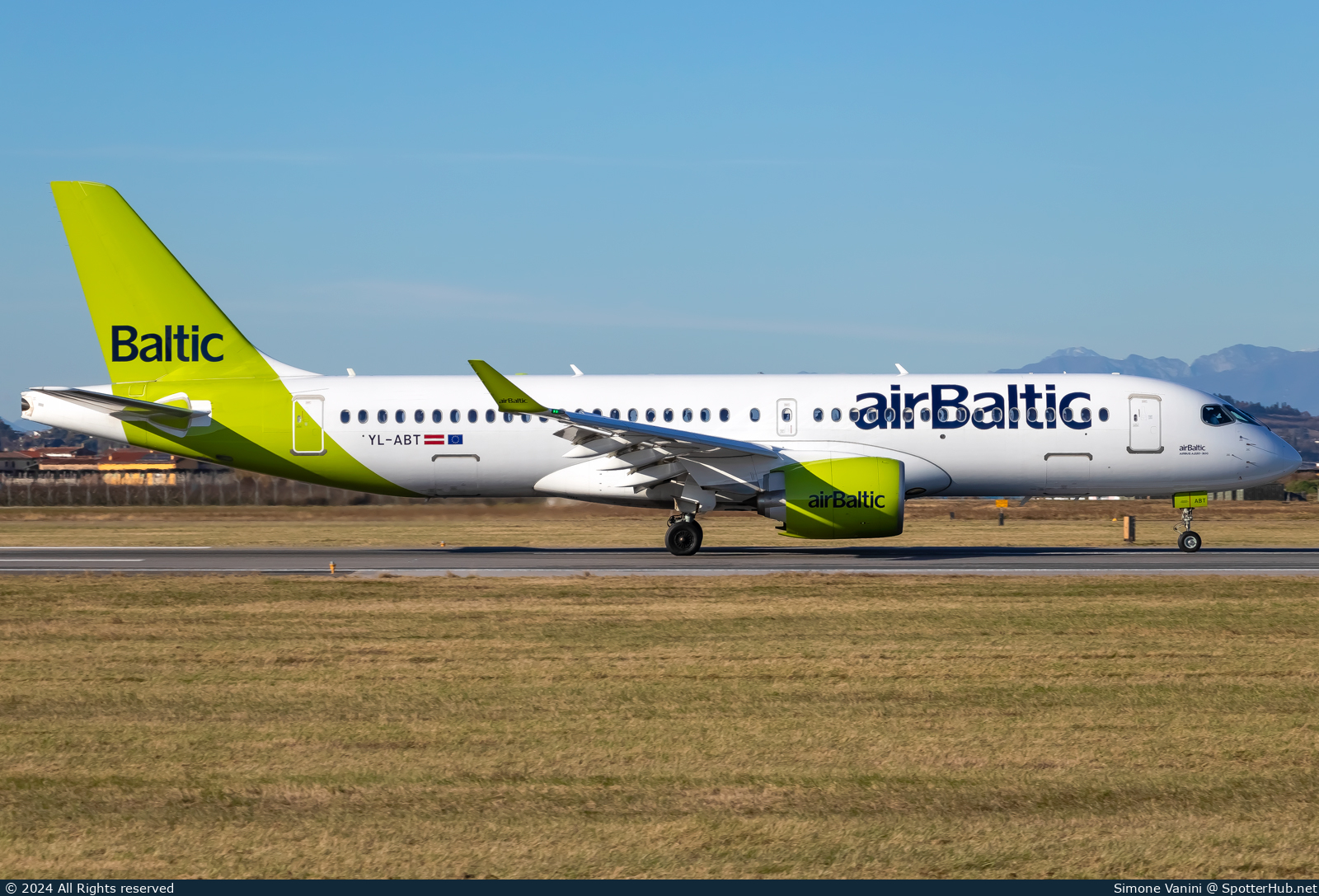 Photo of YL-ABT - Airbus A220-300 operated by airBaltic