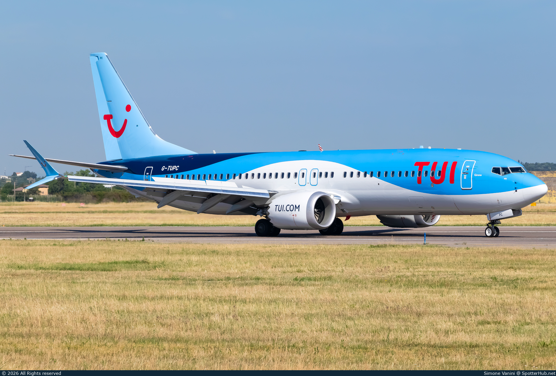 Photo of G-TUPC - Boeing 737 MAX 8 operated by TUI Airways