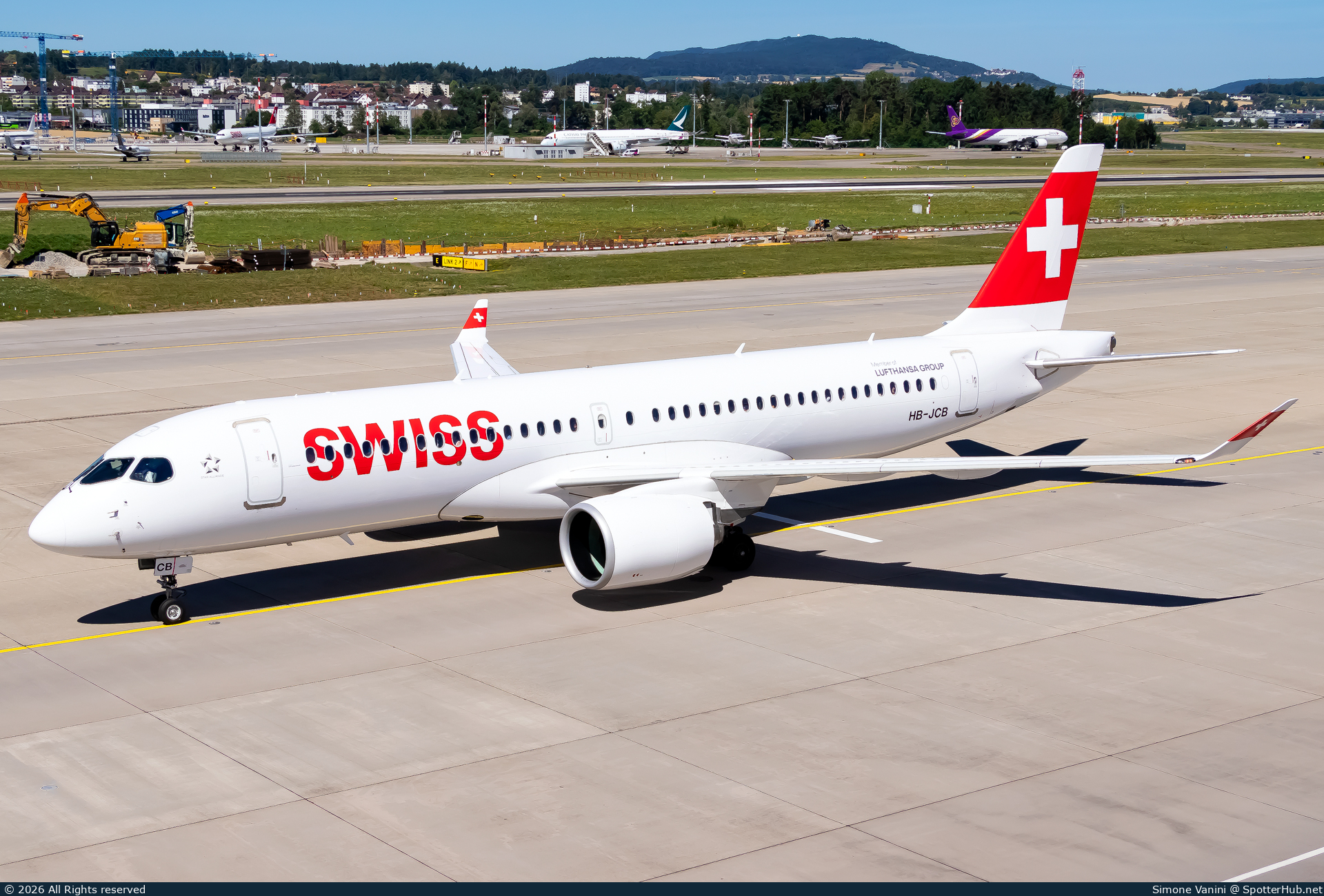 Photo of HB-JCB - Airbus A220-300 operated by Swiss International Air Lines