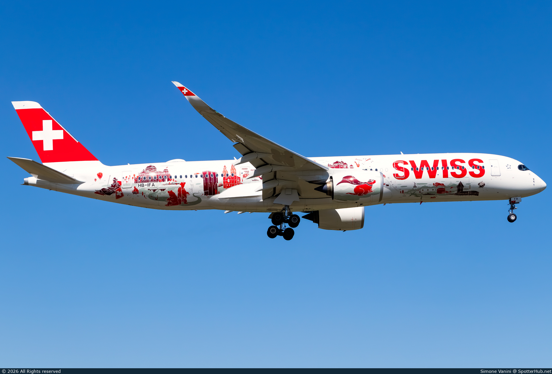 Photo of HB-IFA - Airbus A350-941 operated by Swiss International Air Lines