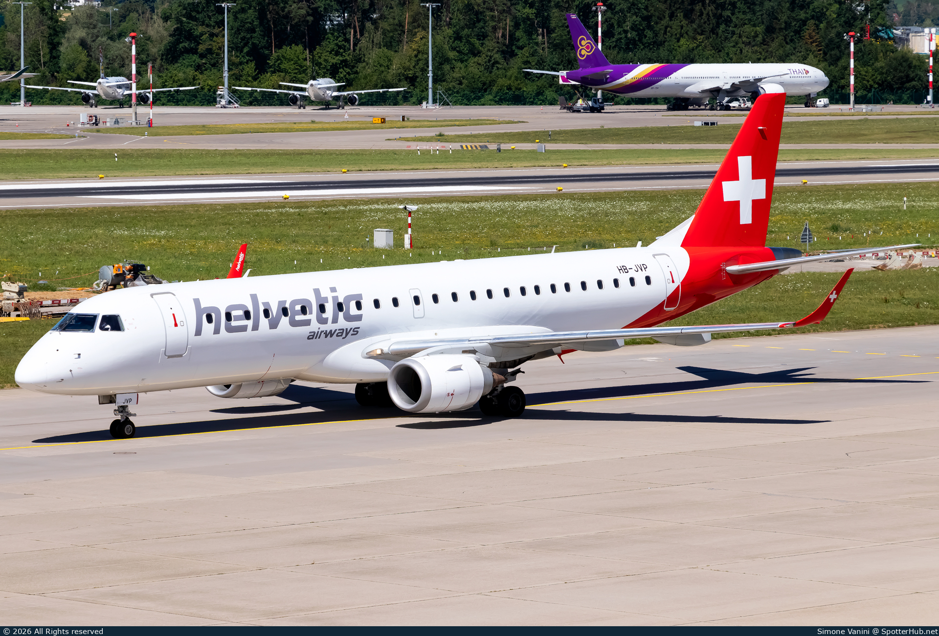 Photo of HB-JVP - Embraer ERJ-190LR operated by Helvetic Airways