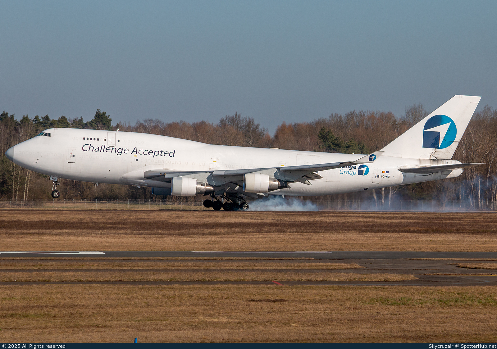 Photo of OO-ACE - Boeing 747-412(BCF) operated by Challenge Airlines BE