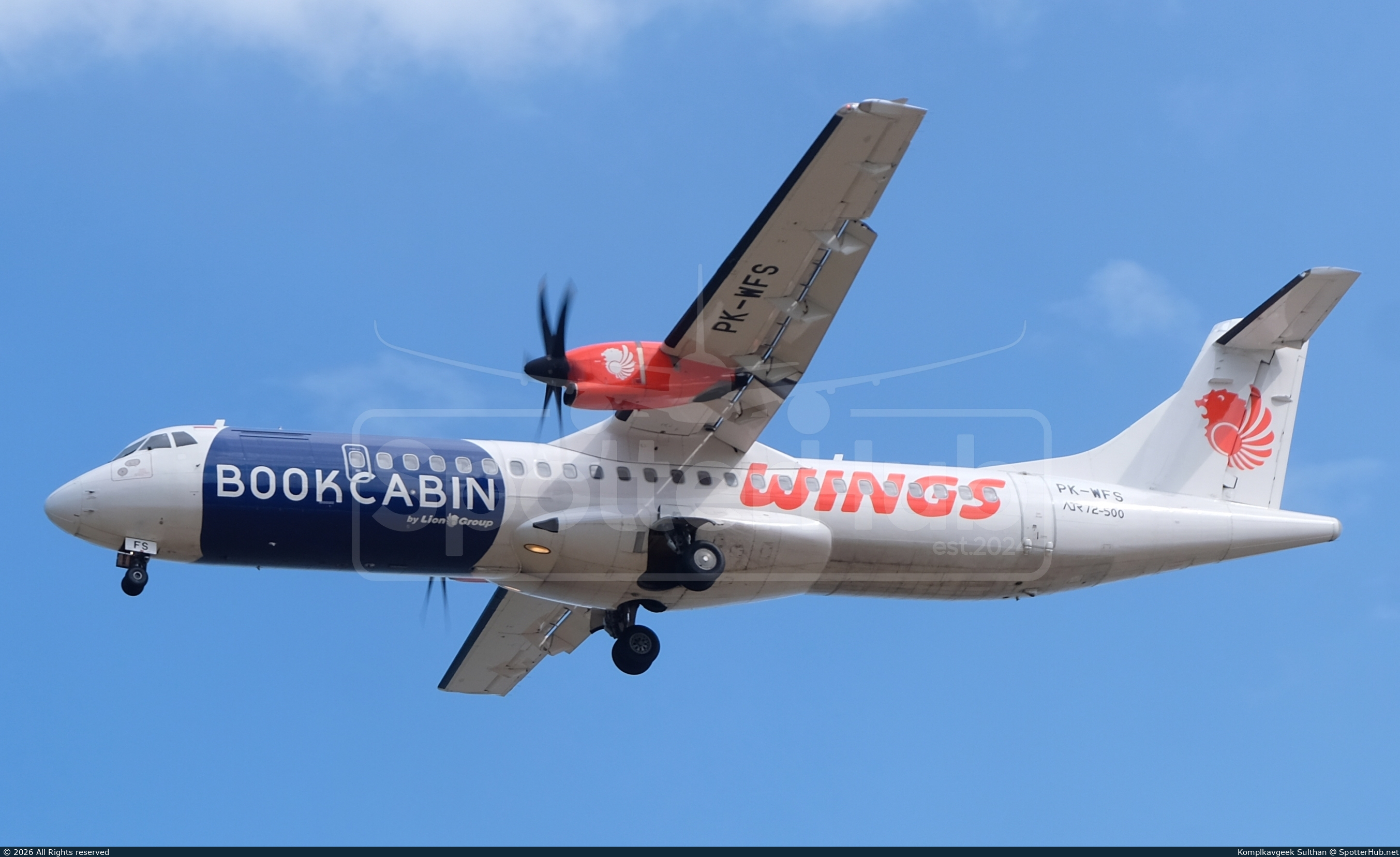 Photo of PK-WFS - ATR 72-500 operated by Wings Air