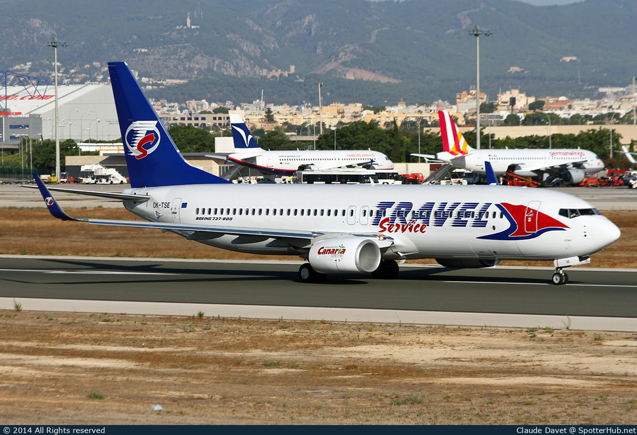 Photo of OK-TSE - Boeing 737-81D operated by Travel Service