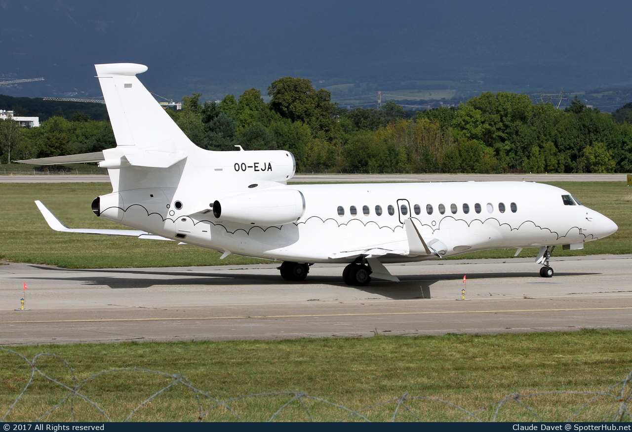 Photo of OO-EJA - Dassault Falcon 7X operated by Luxaviation Belgium