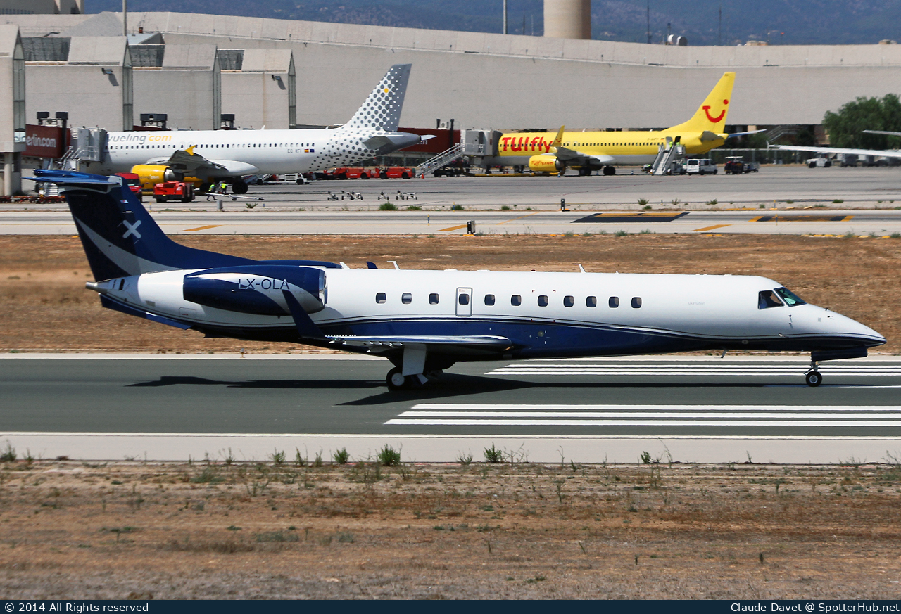 Photo of LX-OLA - Embraer Legacy 600 operated by Luxaviation