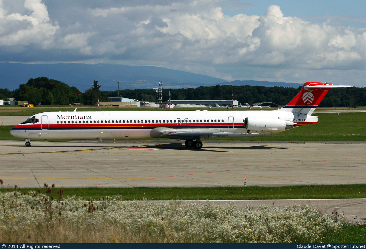 Photo of I-SMEB - McDonnell Douglas MD-82 operated by Meridiana