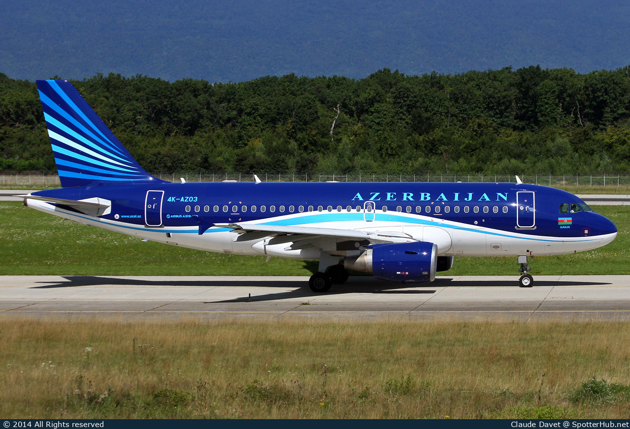 Photo of 4K-AZ03 - Airbus A319-111 operated by Azerbaijan Airlines