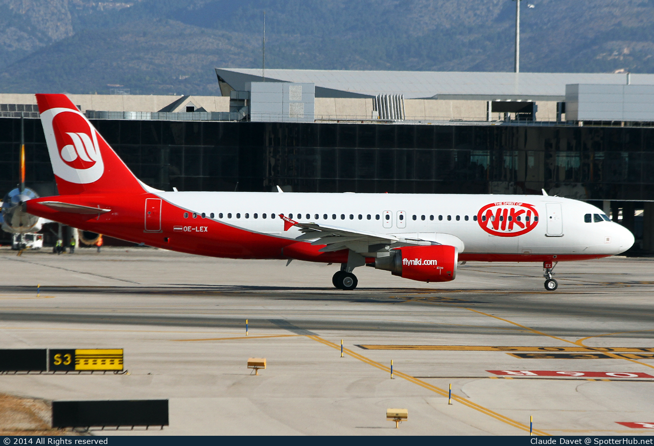 Photo of OE-LEX - Airbus A320-214 operated by Niki