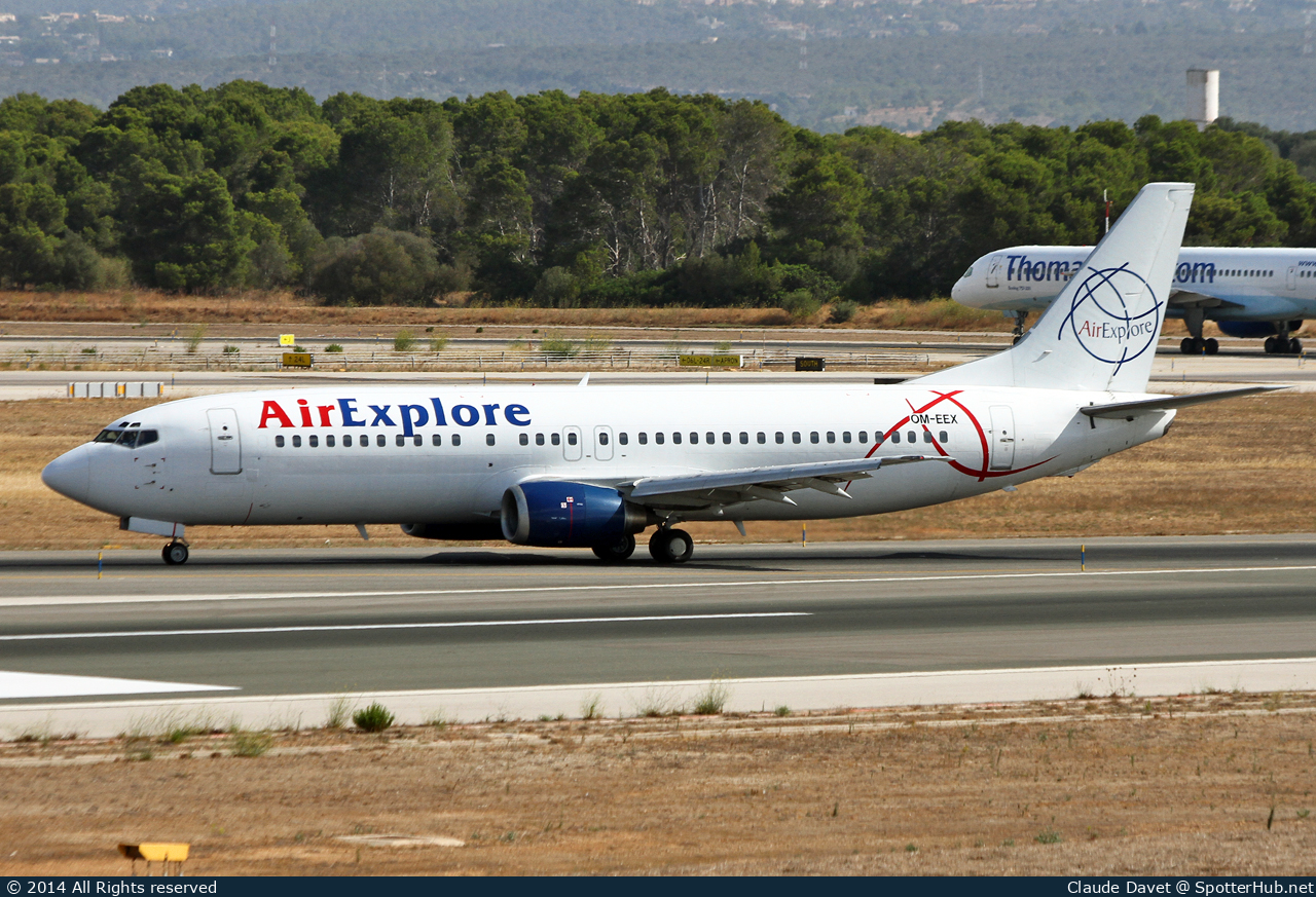 Photo of OM-EEX - Boeing 737-4Q8 operated by AirExplore