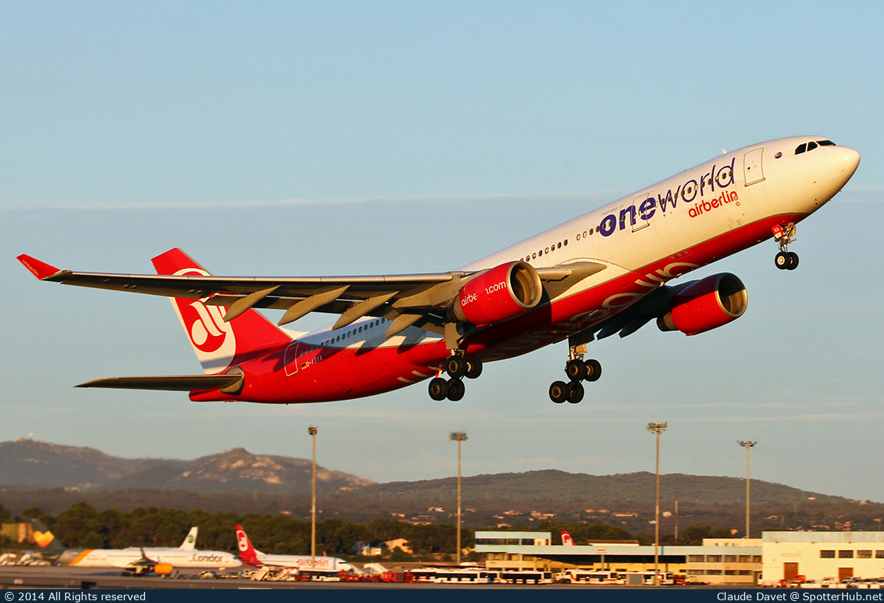 Photo of D-ABXA - Airbus A330-223 operated by Air Berlin