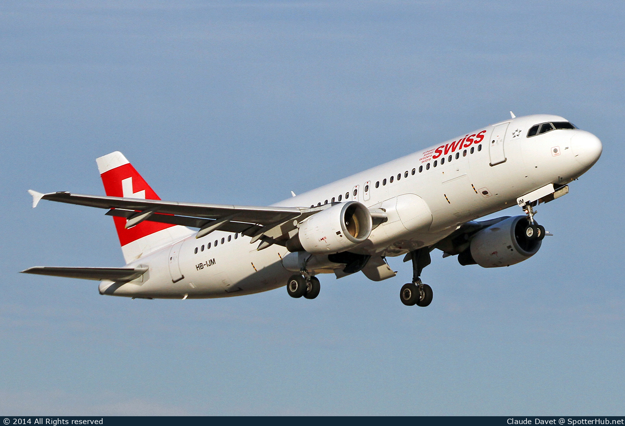 Photo of HB-IJM - Airbus A320-214 operated by Swiss International Air Lines