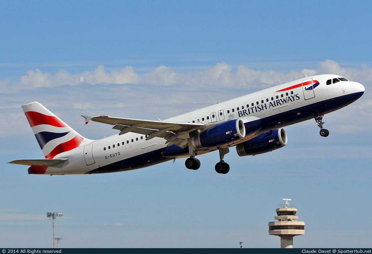 Photo of G-EUYO - Airbus A320-232 operated by British Airways