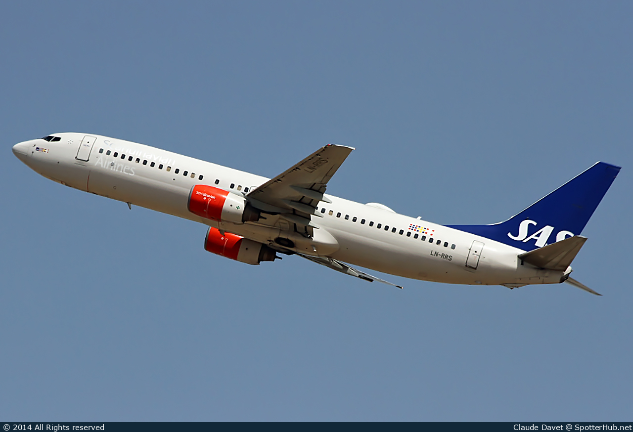 Photo of LN-RRS - Boeing 737-883 operated by SAS Scandinavian Airlines