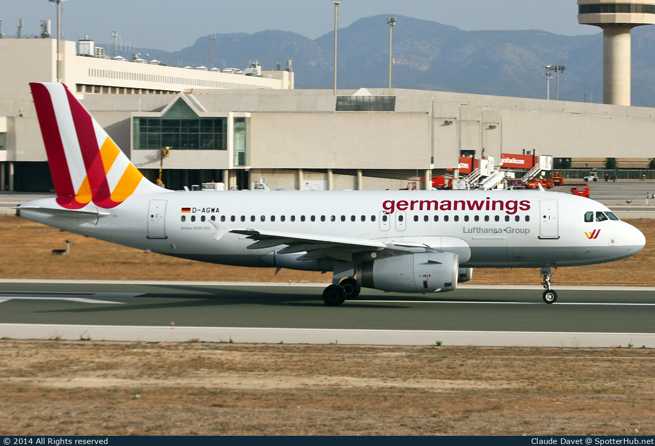 Photo of D-AGWA - Airbus A319-132 operated by Germanwings
