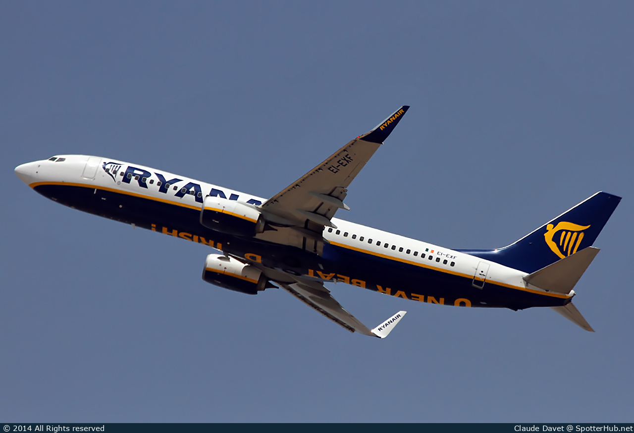 Photo of EI-EXF - Boeing 737-8AS operated by Ryanair