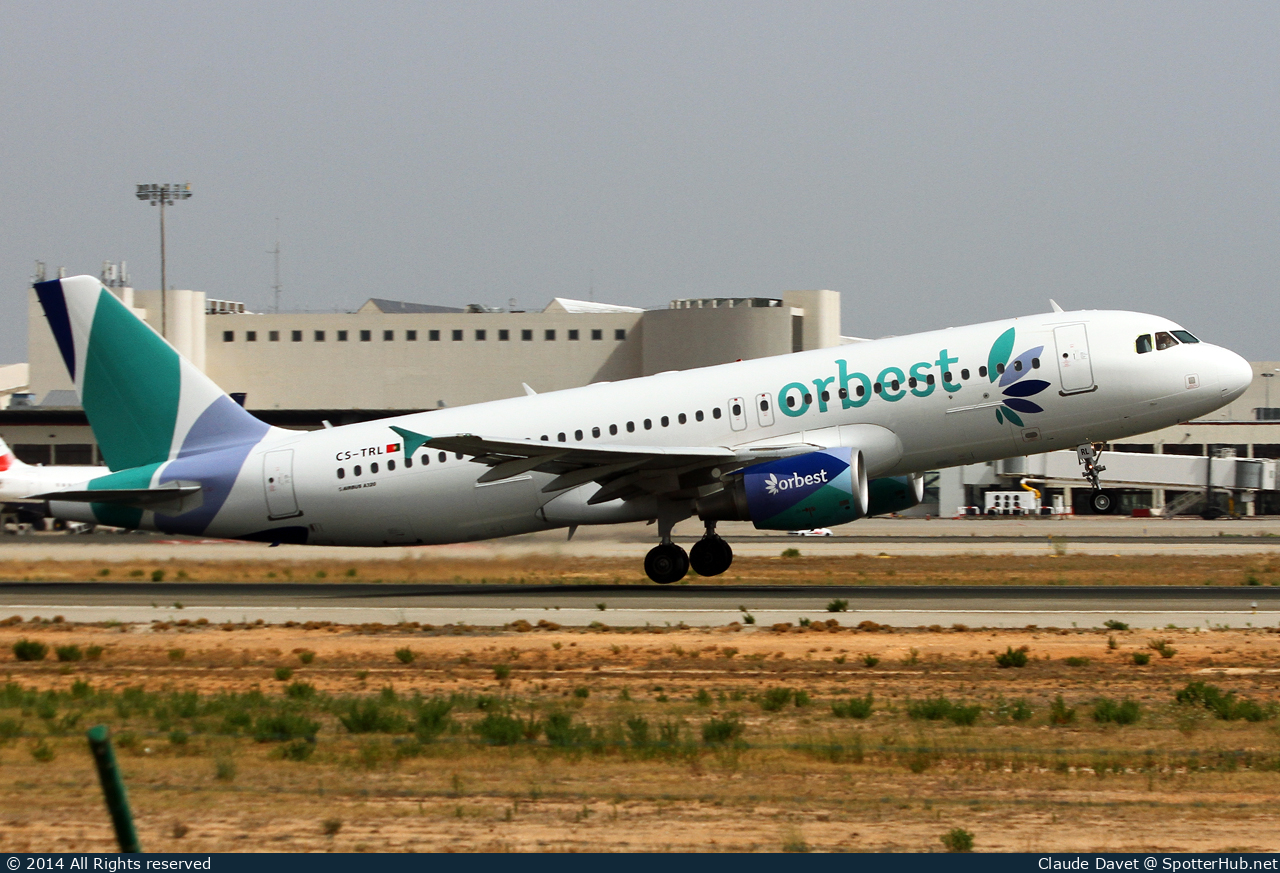 Photo of CS-TRL - Airbus A320-214 operated by Orbest Airlines