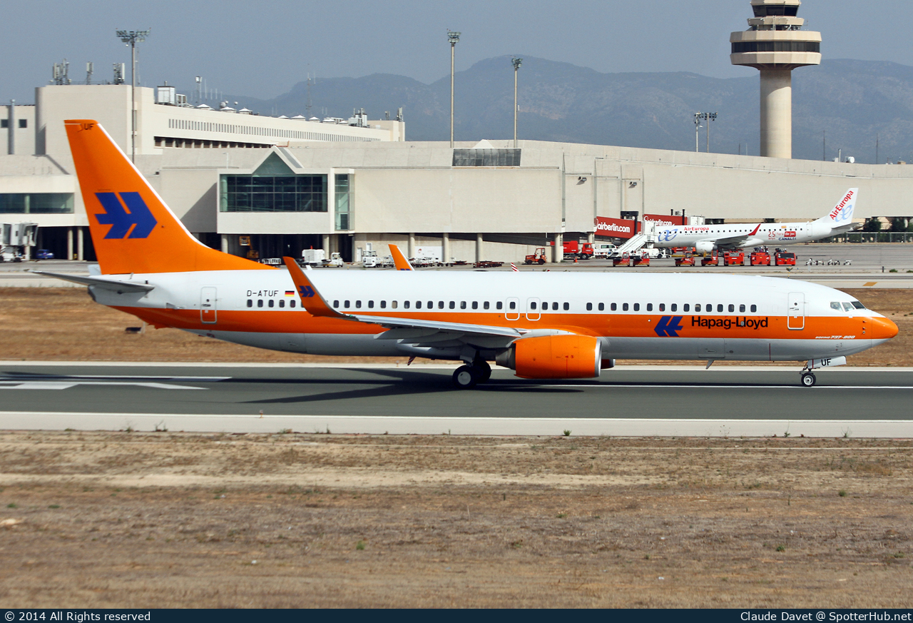 Photo of D-ATUF - Boeing 737-8K5 operated by TUIfly