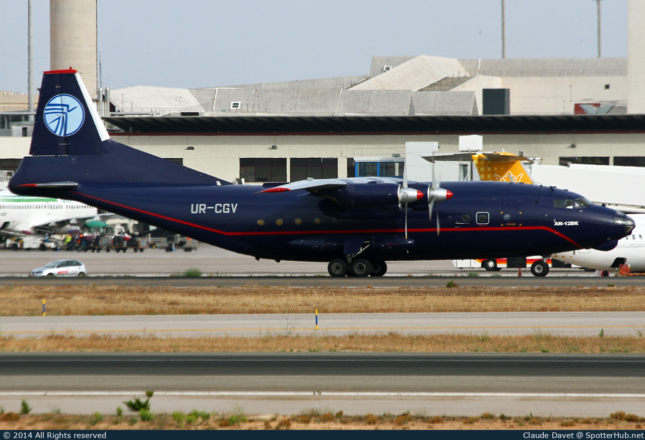 Photo of UR-CGV - Antonov An-12BK operated by Meridian Aviation