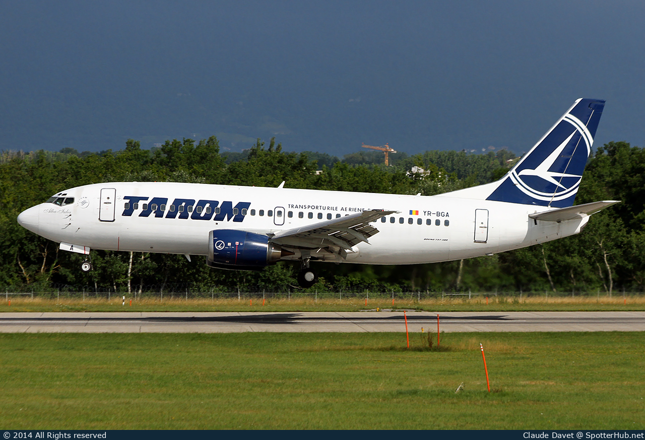 Photo of YR-BGA - Boeing 737-38J operated by Tarom - Romanian Air Transport