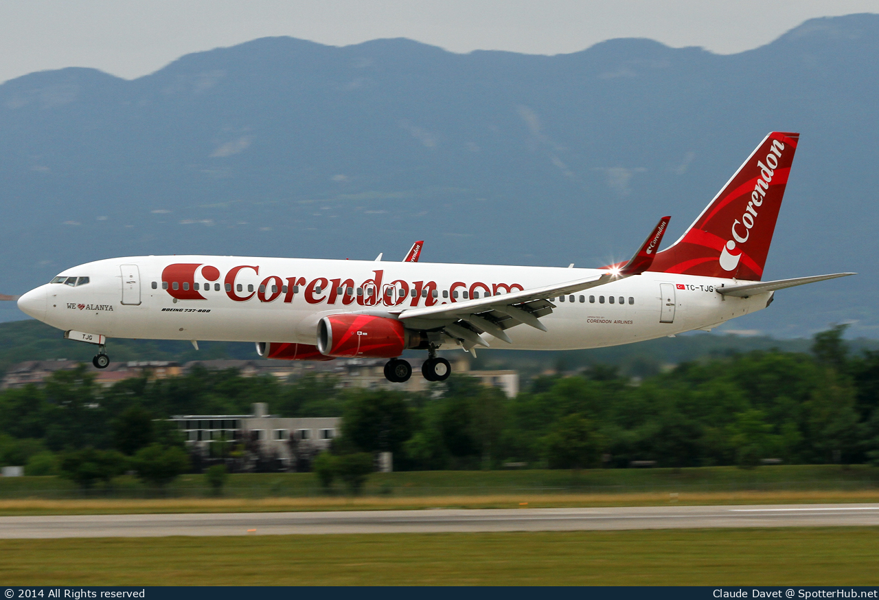 Photo of TC-TJG - Boeing 737-86J operated by Corendon Airlines