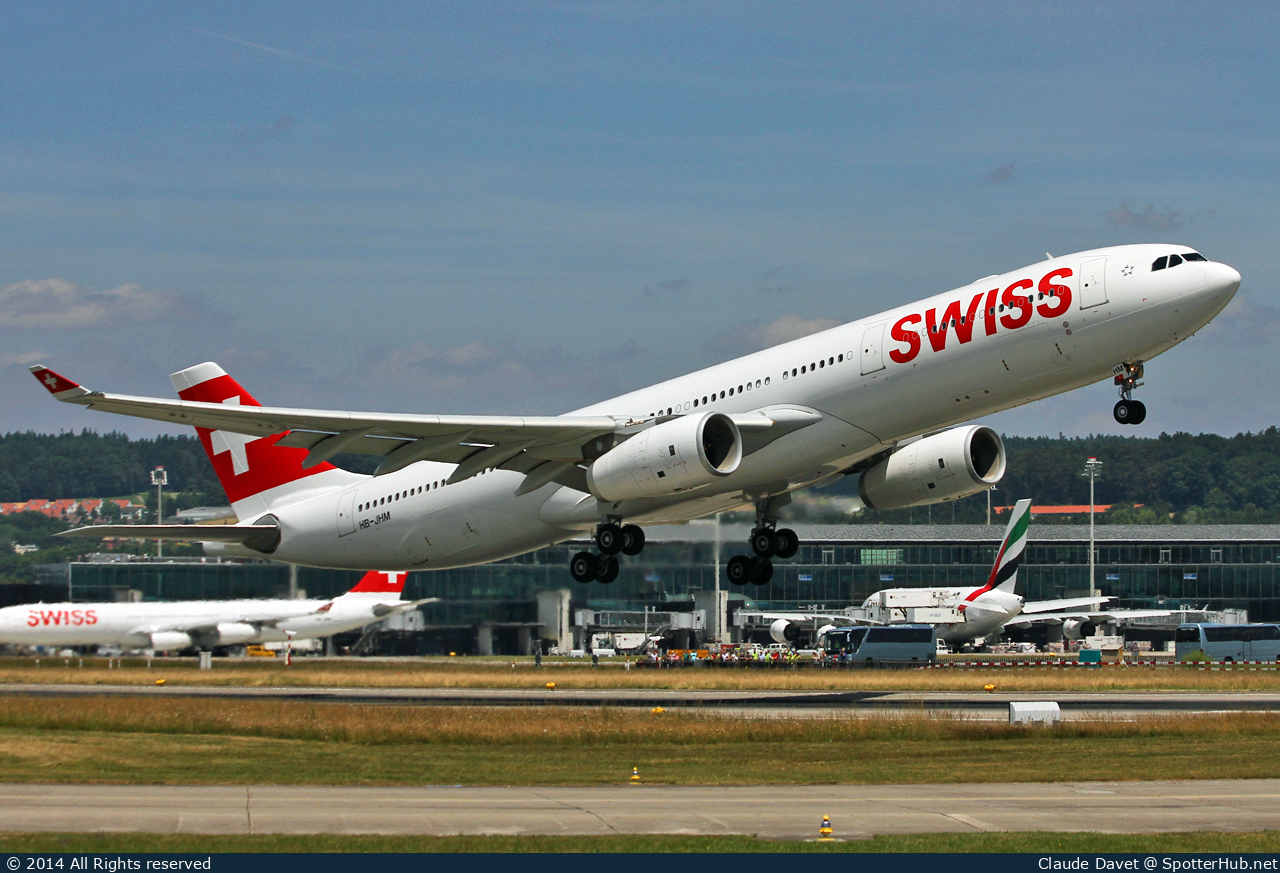 Photo of HB-JHI - Airbus A330-343 operated by Swiss International Air Lines