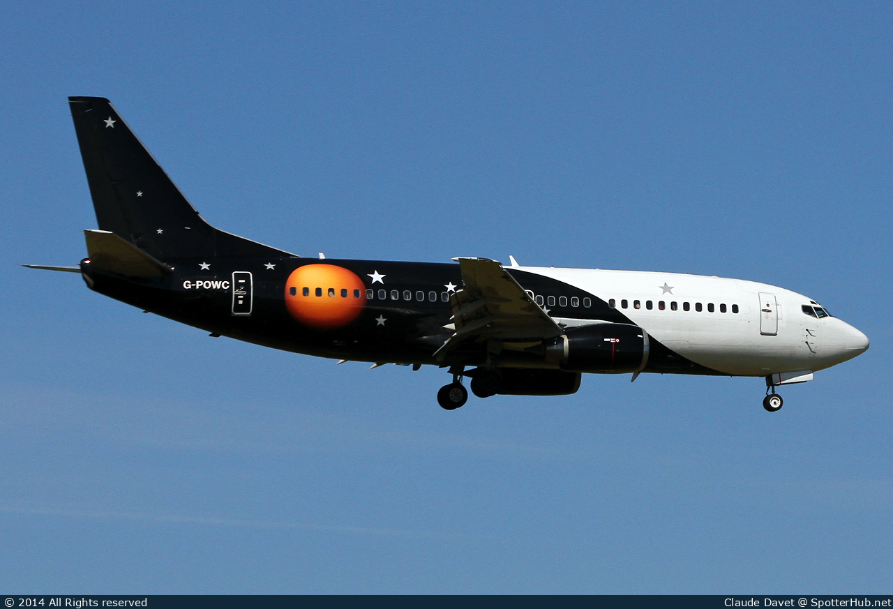 Photo of G-POWC - Boeing 737-33A(QC) operated by Titan Airways