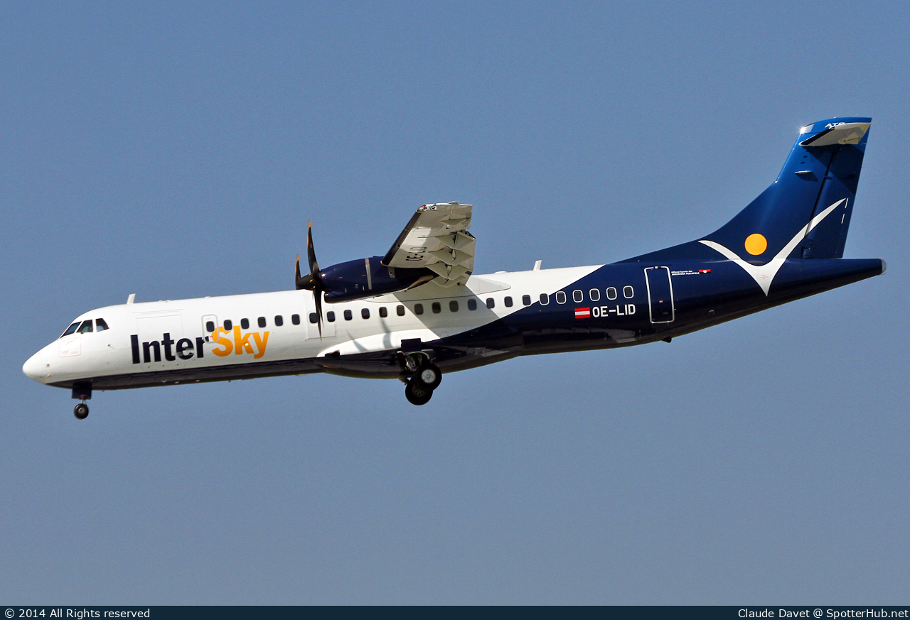 Photo of OE-LID - ATR 72-600 operated by InterSky