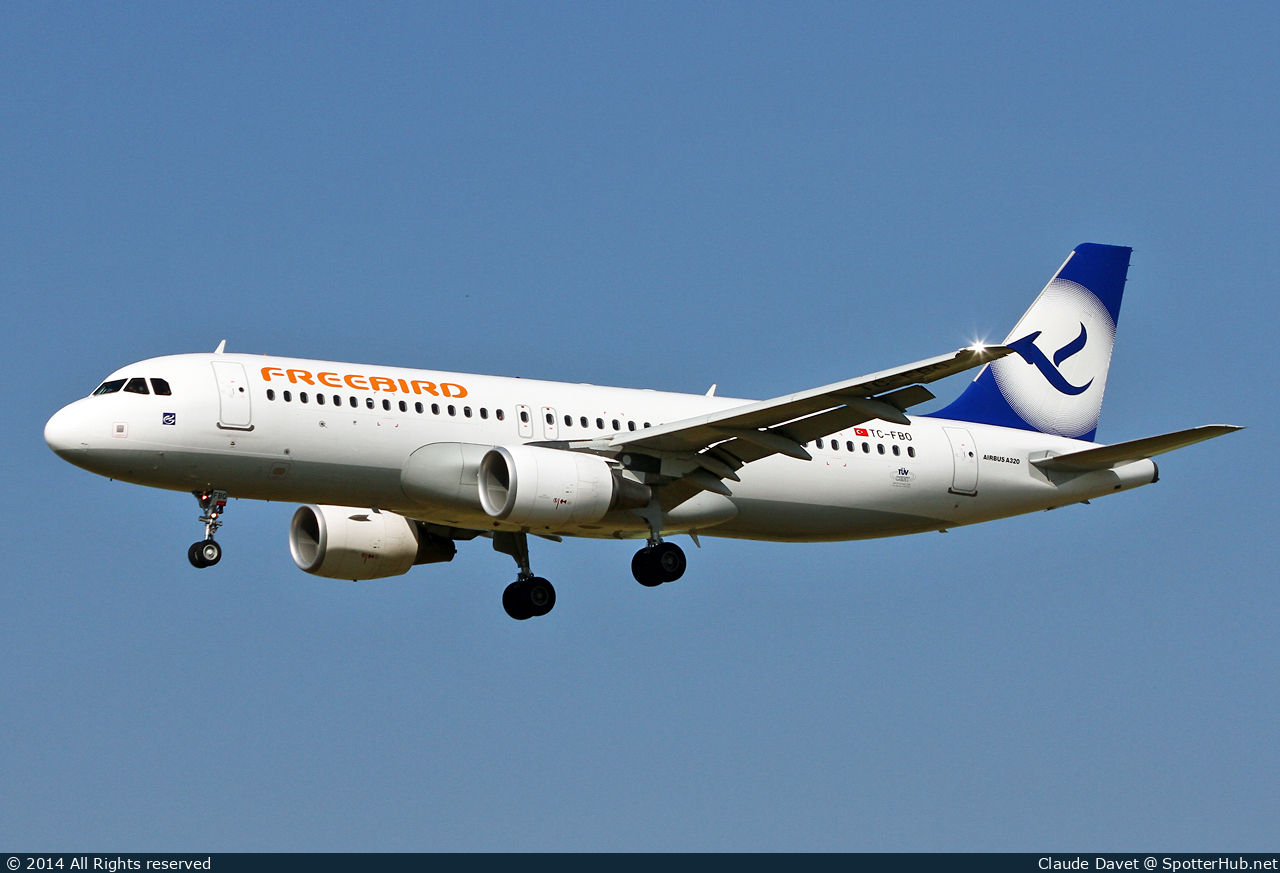 Photo of TC-FBO - Airbus A320-214 operated by Freebird Airlines