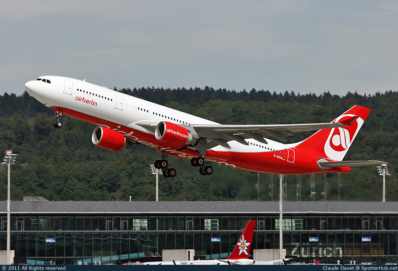Photo of D-ABXA - Airbus A330-223 operated by Air Berlin