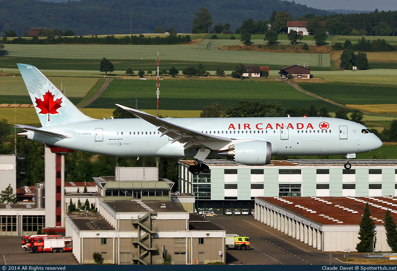Photo of C-GHPQ - Boeing 787-8 Dreamliner operated by Air Canada
