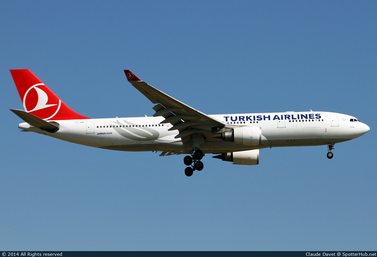 Photo of TC-JNB - Airbus A330-203 operated by Turkish Airlines