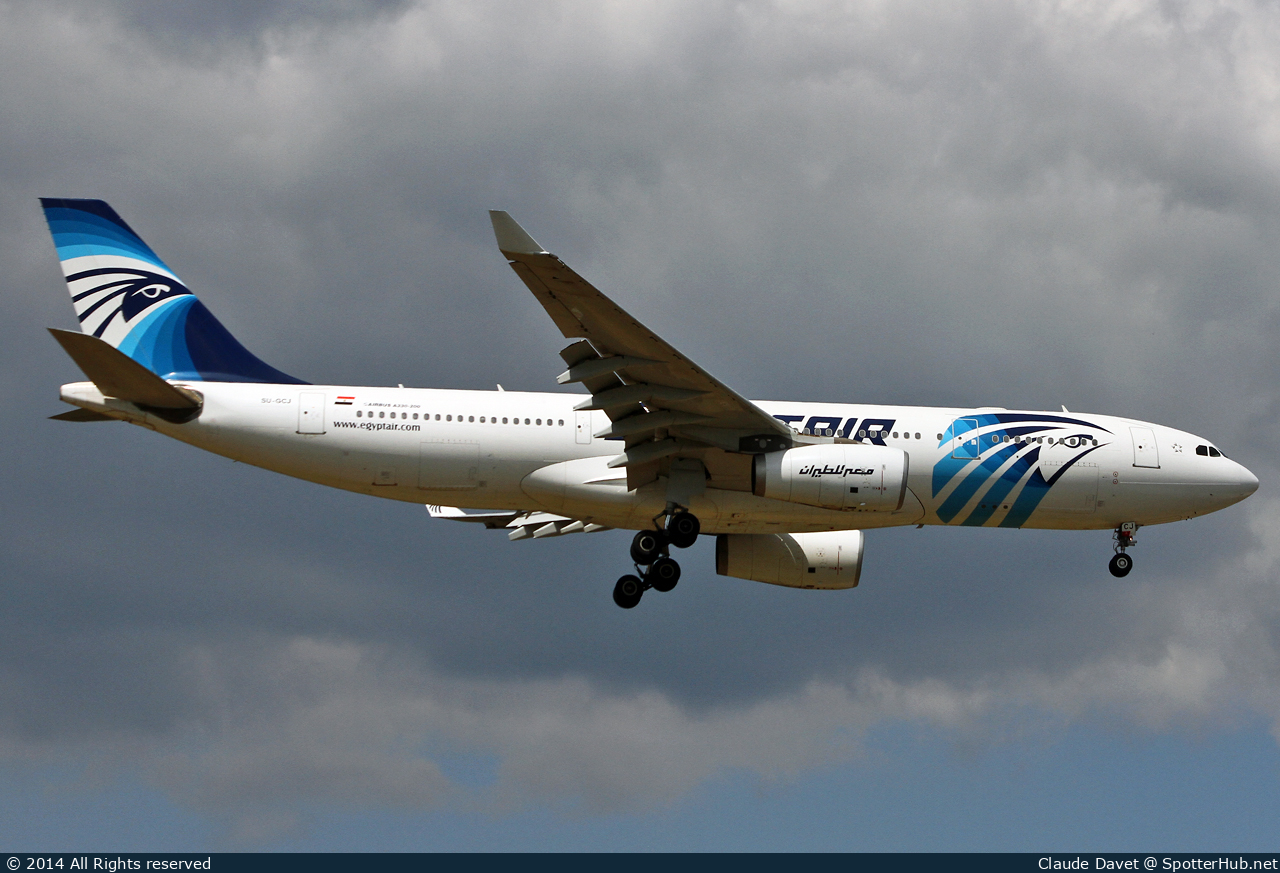 Photo of SU-GCJ - Airbus A330-243 operated by Egyptair