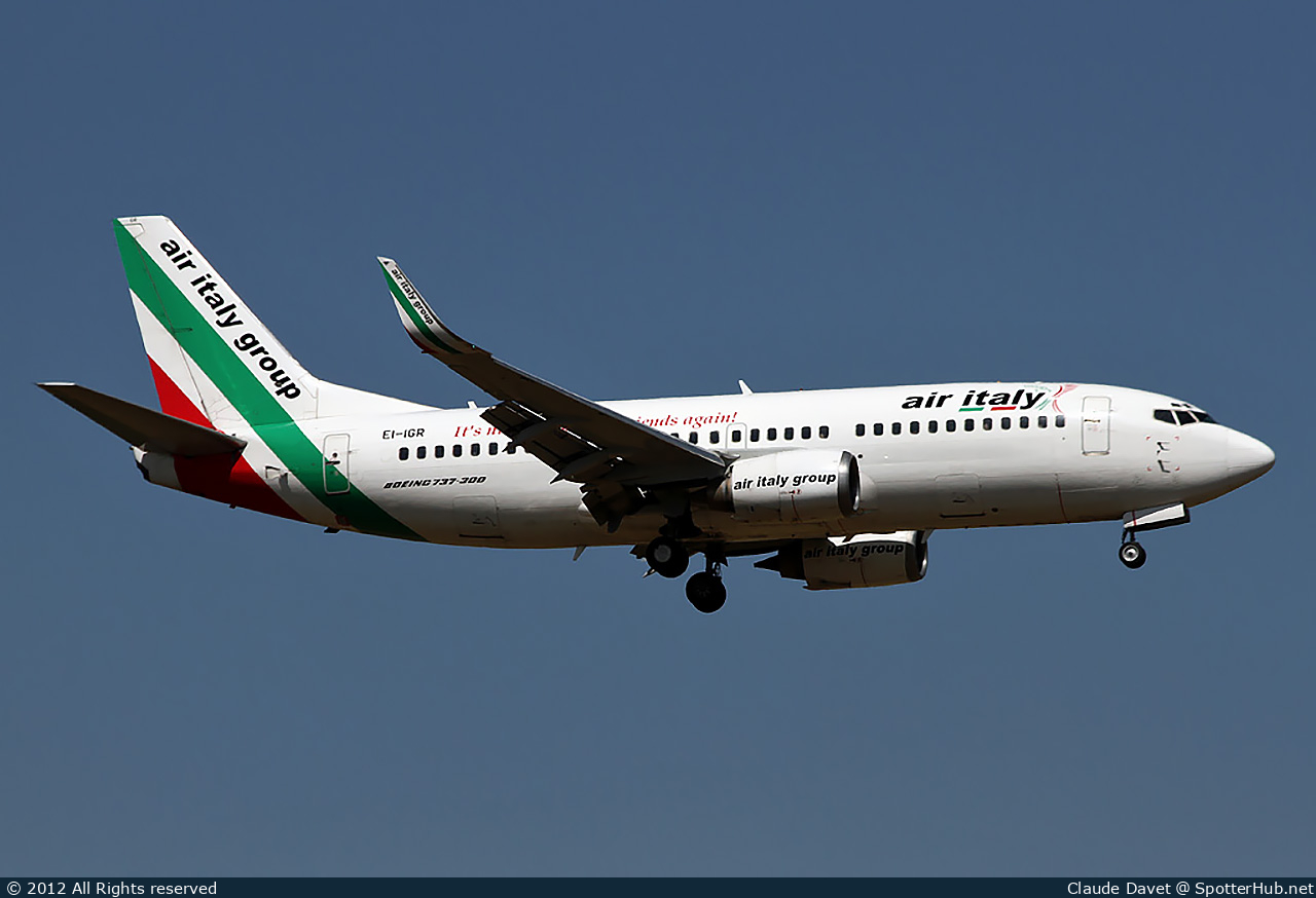 Photo of EI-IGR - Boeing 737-36N operated by Air Italy