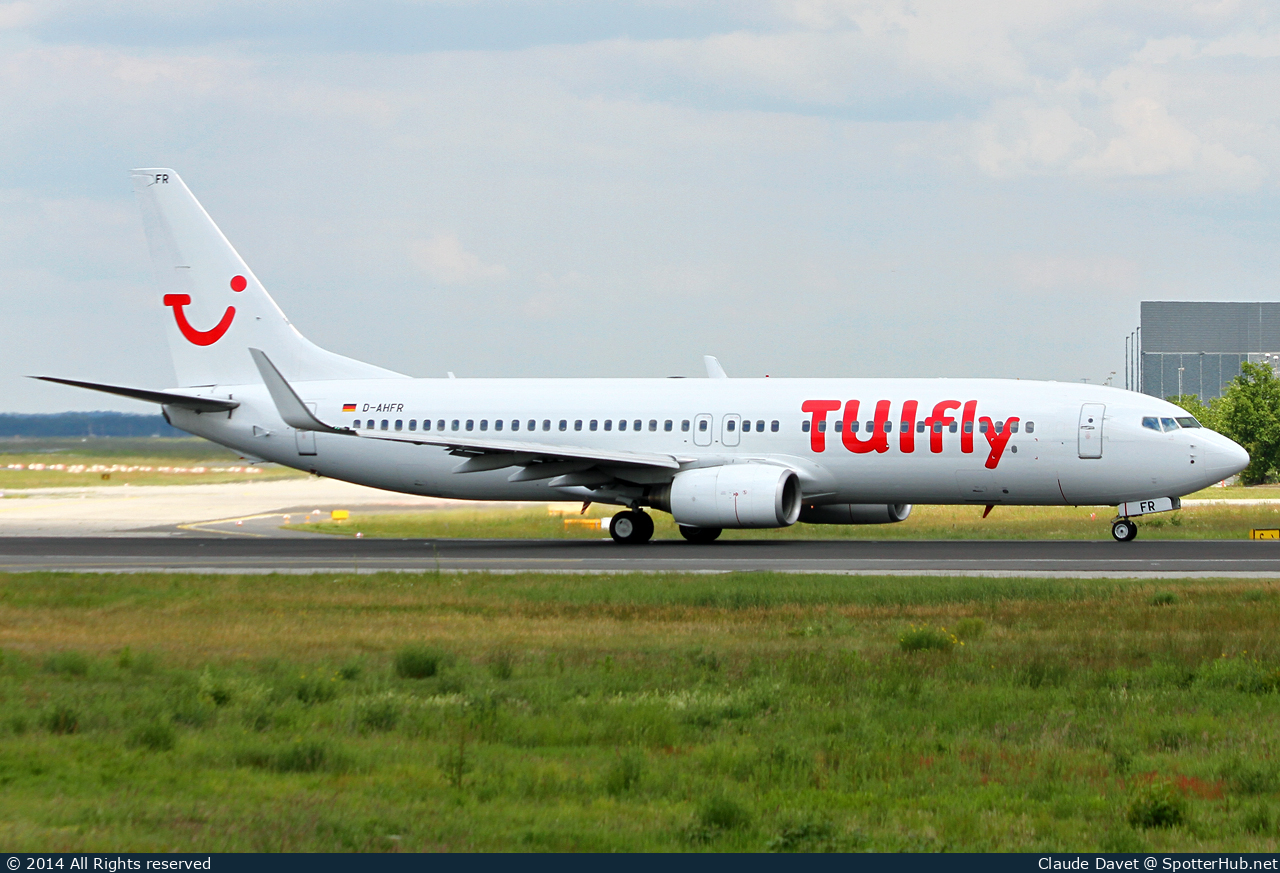 Photo of D-AHFR - Boeing 737-8K5 operated by TUIfly