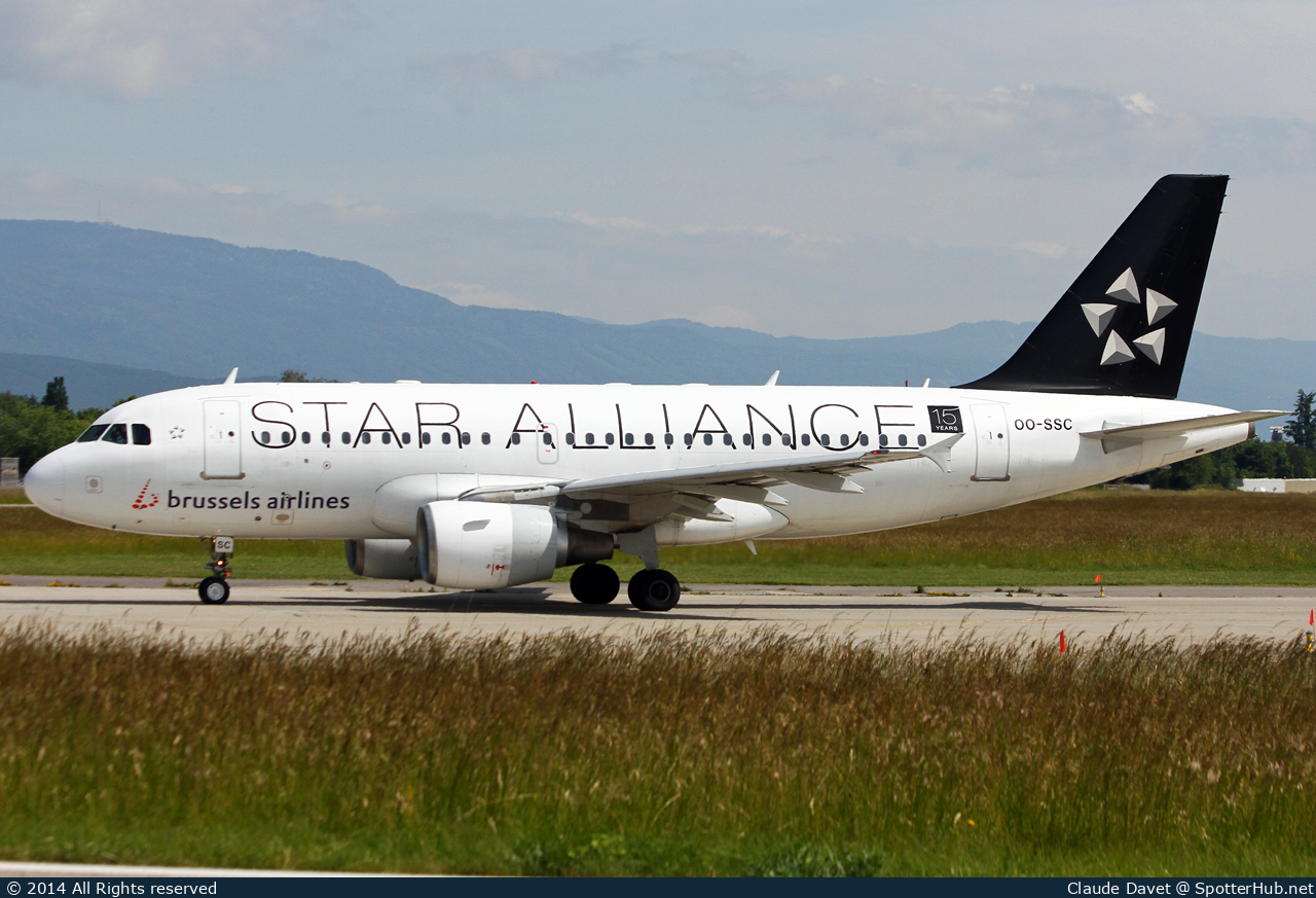 Photo of OO-SSC - Airbus A319-112 operated by Brussels Airlines