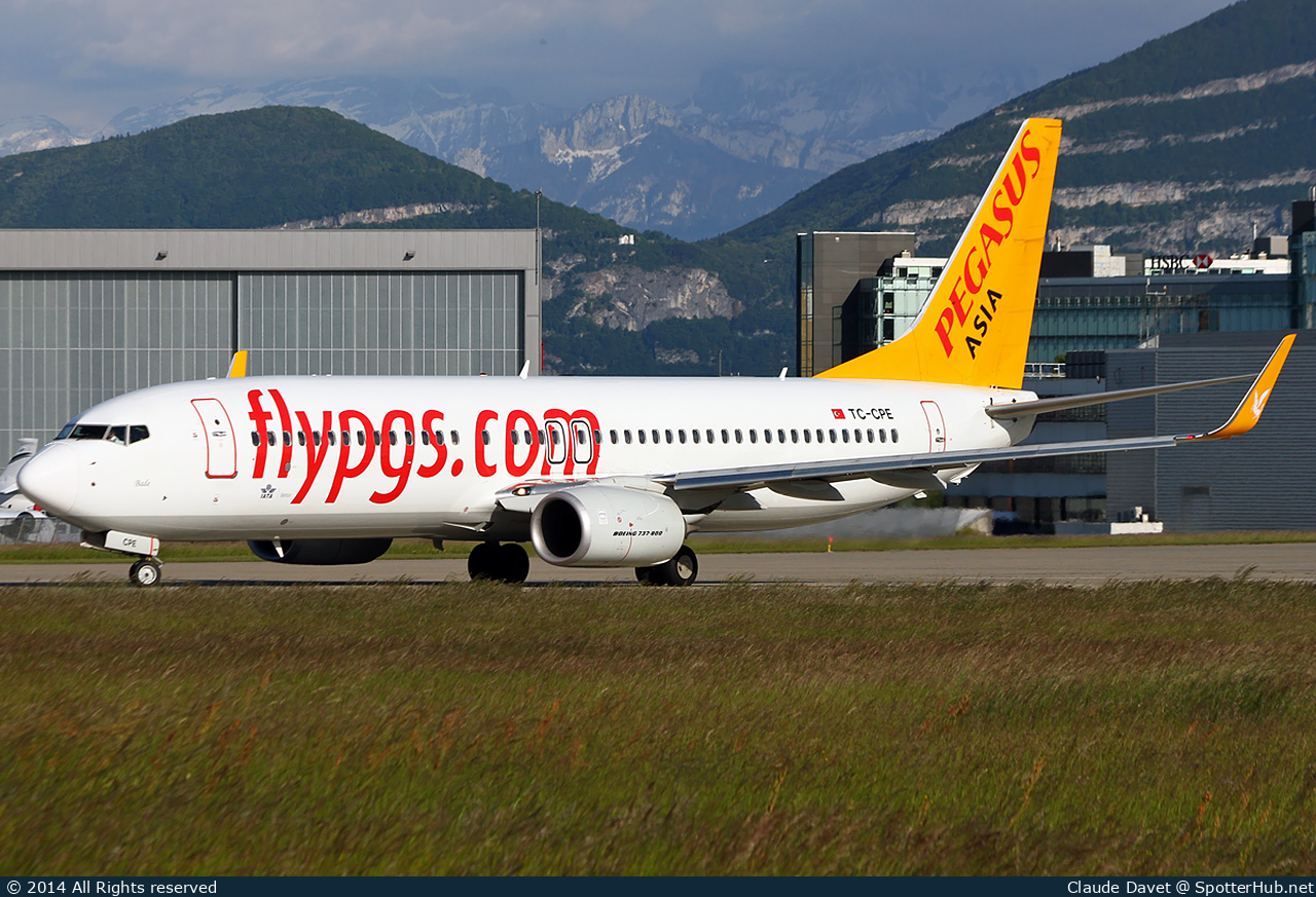 Photo of TC-CPE - Boeing 737-82R operated by Pegasus Asia