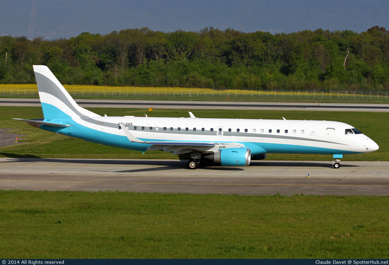 Photo of CN-SHS - Embraer Lineage 1000 operated by Dalia Air