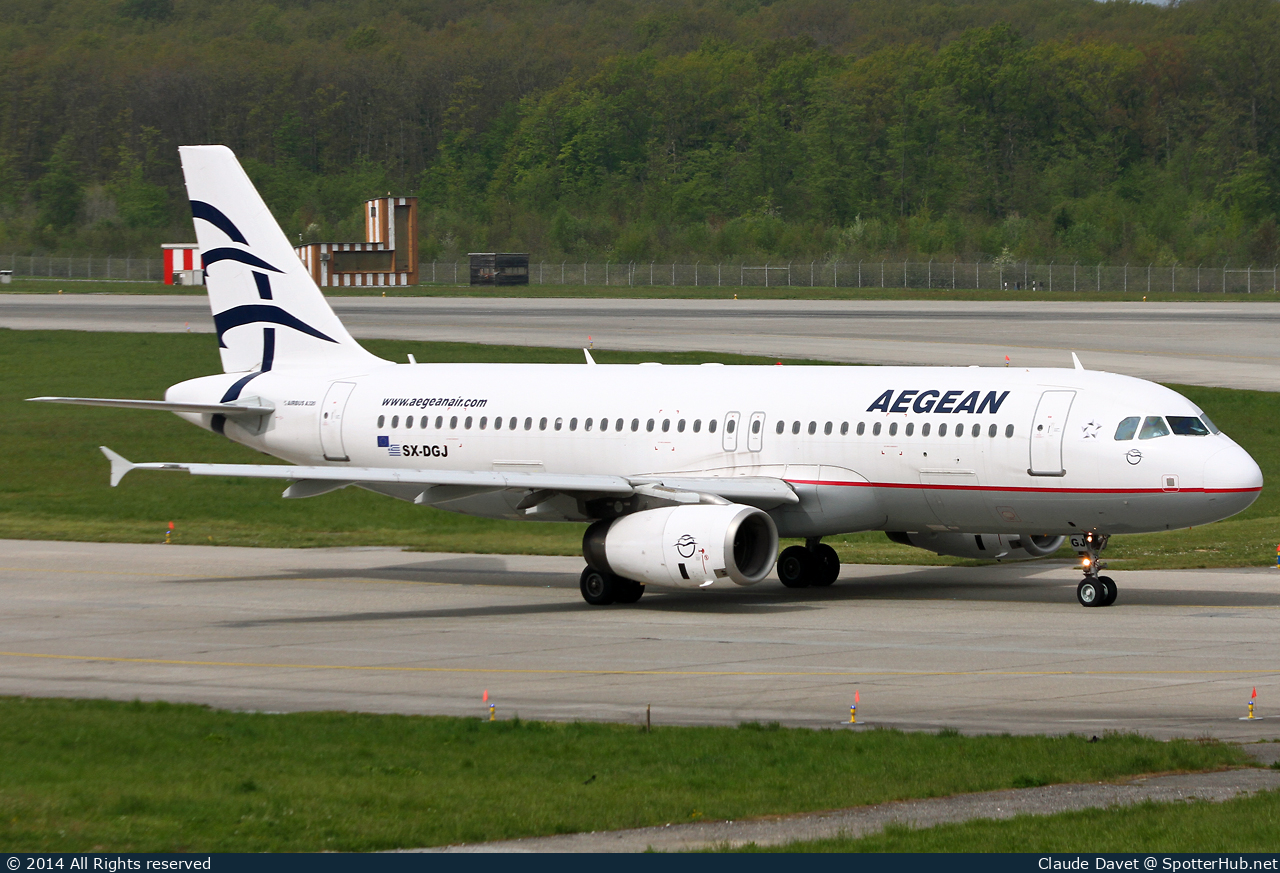 Photo of SX-DGJ - Airbus A320-232 operated by Aegean Airlines