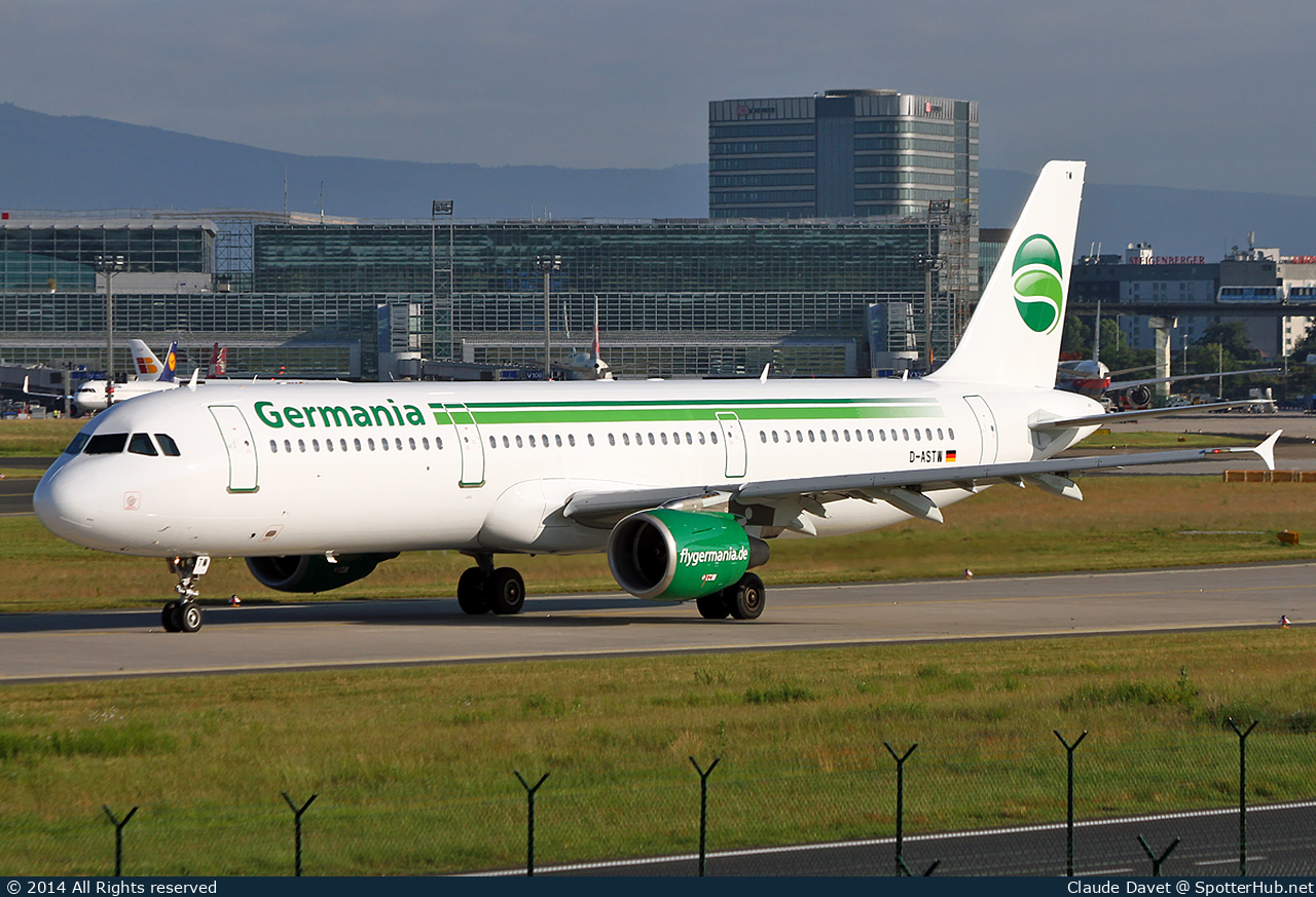 Photo of D-ASTW - Airbus A321-211 operated by Germania