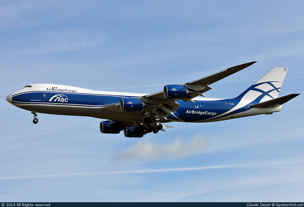 Photo of VQ-BGZ - Boeing 747-8HVF operated by AirBridgeCargo Airlines